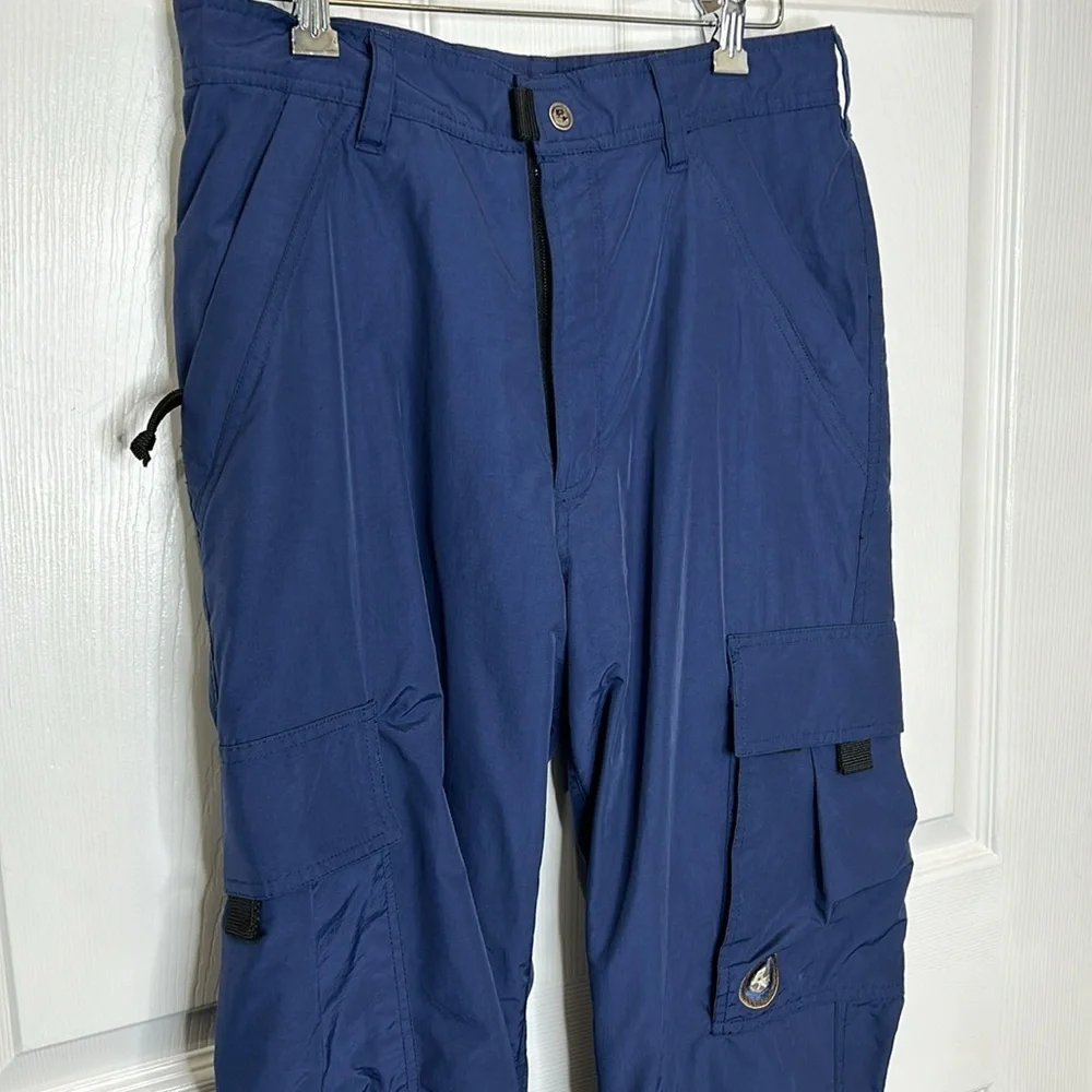 Pirate Snow/Ski Pants Men's Medium Navy Blue Snowboarding Gorpcore‎ Winter